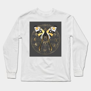 Celestial Astronomy Moth Long Sleeve T-Shirt